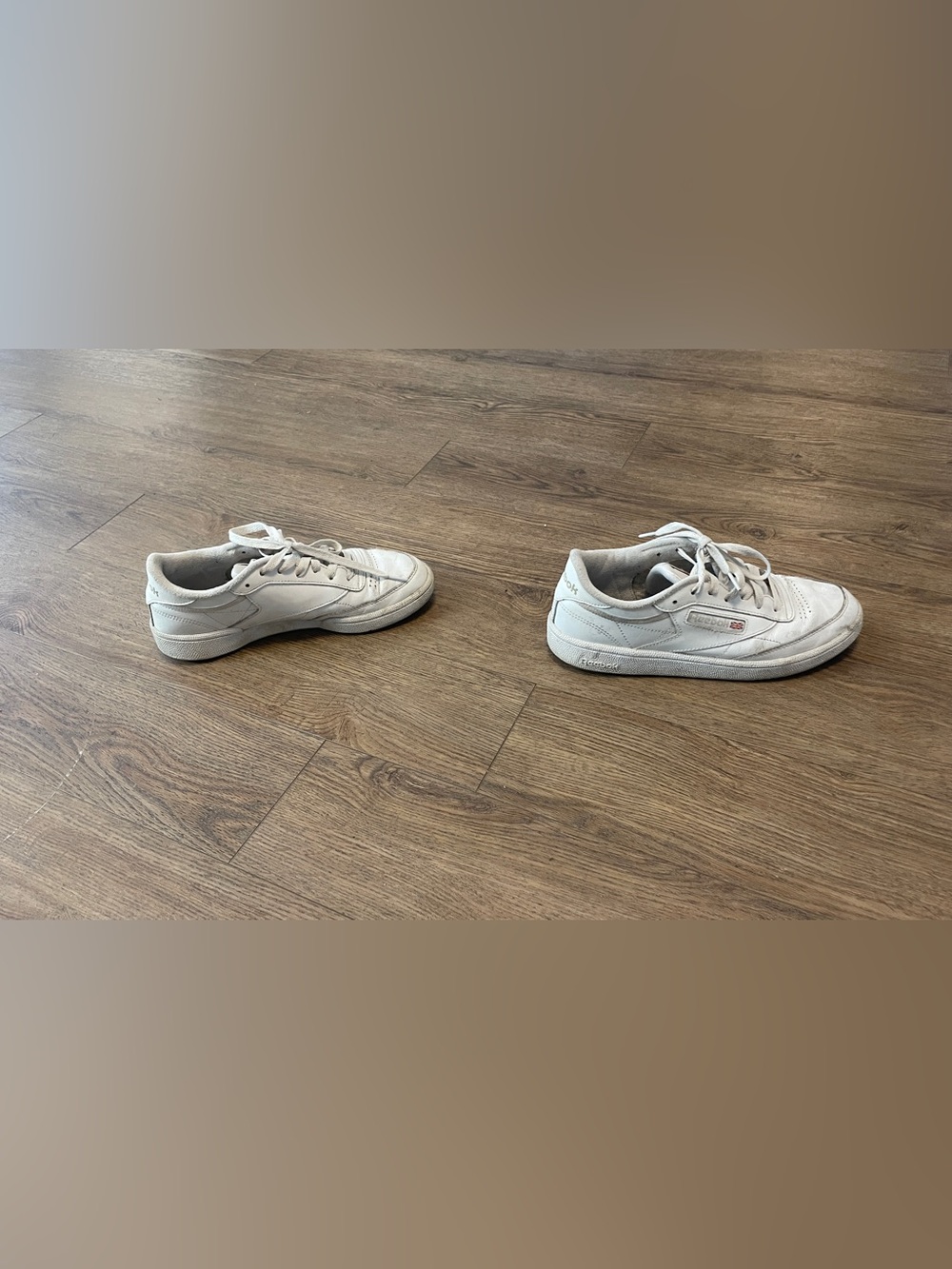 Reebok White Low-Top Classic Sneakers